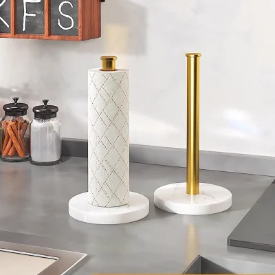 Kf Scce9187823a049aa8b977cbde84eeceek Nordic Marble Paper Towel Holder Kitchen Paper Roll Holder Vertical Napkin Holder Plastic Wrap Storages Things