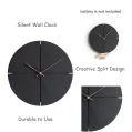 Kf S7e678a2ea77e4ad2b497bf11c43bb309e Hot Sale Scandinavian Minimalist Wooden Wall Clock Living Room Personality Home Watch Silent Wall Clock Home