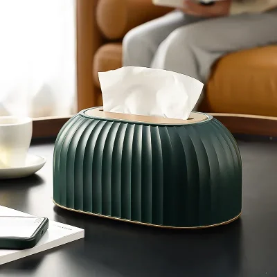 Kf Sd375339892494b269b2df61e24dea314h Nordic Striped Tissue Box Holder High Quality Toilet Paper Box Table Napkin Holder Car Tissue Paper