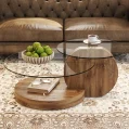 Kf S4cc4b16ad75c43e18c1dd7c481e1776cf Coffee Tables For Living Room Round Glass Coffee Table With Wooden Base Mid Century Modern End