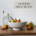 Kf Sc23d63be666644c8948774ed1fc3a474f Concrete Fruit Bowl For Kitchen Counter Large Decorative Bowl For Home Decor Modern Pedestal Bowl