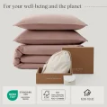 Kf S9ded8be37be147a7a5c6182f43107e1af Cotton Tencel Duvet Cover Set Luxe Duvet Cover Soft Textured Bedding Set Eucalyptus Lyocell Perfect For