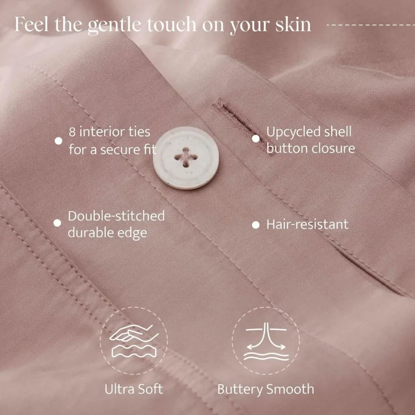 Kf Sec9ccc2192744ecea034240a62b7d3203 Cotton Tencel Duvet Cover Set Luxe Duvet Cover Soft Textured Bedding Set Eucalyptus Lyocell Perfect For