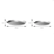 Kf S01905b5aa2504739b43dd36d118dbf55p Nordic Light Luxury Round Stainless Steel Tray Fruit Dish Coffee Tea Wine Set Storage Tray Serving