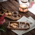 Kf S2c6c4b7c06cd490cbd6d1520329ad499i Wooden Compartment Serving Platter Oval Food Plate Wooden Tray Tea Cup Saucer Trays Fruit Plate Storage