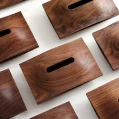 Kf Sd91fbd58d7144bc497e119b86ce3e916b Walnut Wood Tissue Boxes Cover Tissue Holder Napkin Case For Home Decoration Hotel Restaurant Light Luxury