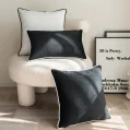 Kf S00f84eaa1ebb4f98b111b73e9b34f065r Solid Soft Velvet Spring Pillow Covers 18x18inchs Decor Throw Pillows Cover With Chenille Edge Square Boho