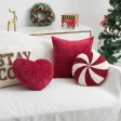 Kf S7b1cfabec2b546ca9643e7760fe9331dp Hot High Face Value Pillow New Year Holiday Decoration Pillow Bedroom Bedside Sofa Cushion Christmas Red