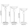 Kf Sc956fa122094492b804b5dd8332aaf46l Glass Tall Feet Candlestick Craft Candle Holder Stand Home Decoration For Living Room Bedroom Office Tabletop