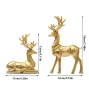 Kf Sa7747be1c60c40e8a7d13eeab0965966u Resin Geometric Elk Sculpture Standing Gold Deer Statues Festival Reindeer Home Decor Living Room Tv Cabinet