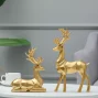 Kf Sd47af6e378e645658a0e37d62b69912df Resin Geometric Elk Sculpture Standing Gold Deer Statues Festival Reindeer Home Decor Living Room Tv Cabinet