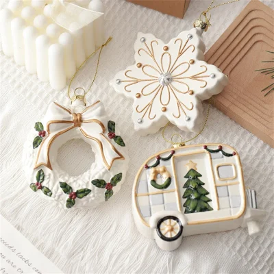 Kf Sadf5d6e0ee1c4e76b00529e04335d5e2t New Christmas Decorations Hanging Creative Garland Snowflake Christmas Tree Hanging Decorations Hanging Scene Decoration Props